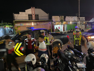Patroli SREG Polres Nganjuk Cegah Kejahatan Jalanan