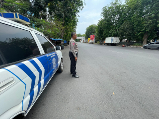 Patroli Harkamtibmas Polsek Pabean Cantikan, Antisipasi Keamanan di Wilayah Strategis