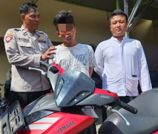 Gerak Cepat Polsek Kenjeran Amankan Pelaku Curanmor Dari Amukan Warga