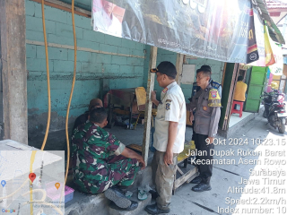 Himbauan untuk PKL di Bawah Tol Tambak Dalam