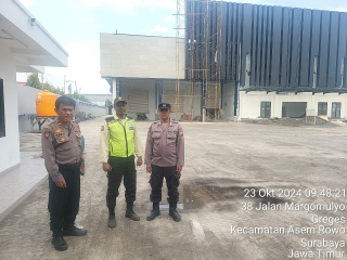 Patroli Pemantauan PT Injaplas Raya oleh Polsek Asemrowo