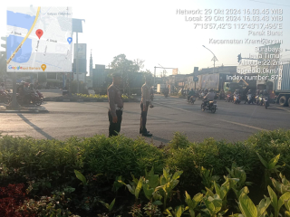 Polsek Krembangan Laksanakan Protap Pelayanan di Jalan Demak