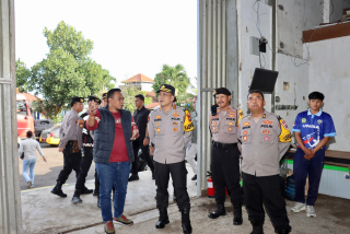 Kapolresta Banyuwangi Tinjau Gudang KPU, Pastikan Kesiapan Keamanan dan Logistik Pilkada 2024