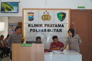 Polres Blitar Gelar Rikkes untuk Kesiapan Pengamanan TPS Pilkada 2024