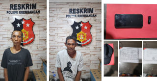 Polsek Krembangan Amankan Komplotan Curanmor Yang Beraksi di Dupak Surabaya.