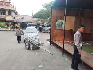 Personel Polsek Semampir Lakukan Patroli Harkamtibmas di Jalan Nyamplungan