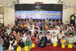 Polres Pelabuhan Tanjung Perak Gelar Tasyakuran dan Doa Bersama Menyongsong Tahun Baru.