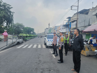 Patroli Harkamtibmas di Wisata Religi Sunan Ampel Berlangsung Aman Kondusif