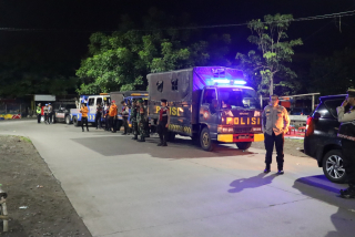 Long Weekend, Polres Pelabuhan Tanjung Perak Surabaya Gelar Patroli Skala Besar Gabungan TNI Polri.