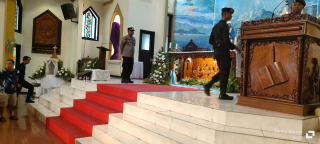 Sejumlah Pendeta Apresiasi Pengamanan Maksimal Polresta Malang Kota Kawal Perayaan Paskah 2025