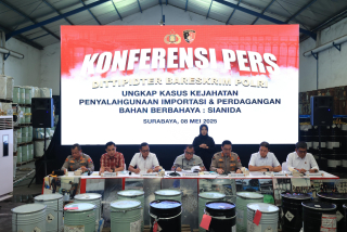Kemendag RI Apresiasi Polri yang Berhasil Bongkar Perdagangan Ilegal Sianida di Jawa Timur