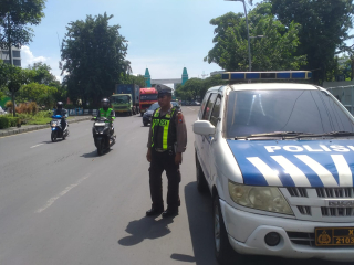 Polsek Pabean Cantikan Gelar Patroli Pemantauan Lalu Lintas dan Antisipasi 3C