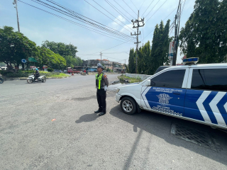 Polsek Kenjeran Laksanakan Patroli di Jalan Jakarta, Antisipasi 3C dan Pantau Arus Lalu Lintas