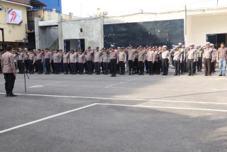 Suroan Agung 2025: Polres Pelabuhan Tanjung Perak Dikerahkan 201 Personil untuk Pengamanan Pengesahan Warga Baru PSHT.