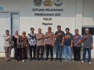 SPPG Polri Pejaten Jadi Role Model Nasional, Kementan dan Mitra Studi Tiru Program Makan Bergizi Gratis