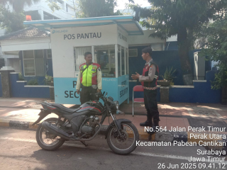 Patroli Dialogis di Objek Vital Nasional Pelabuhan Jamrud Selatan oleh Unit Pam Obvit