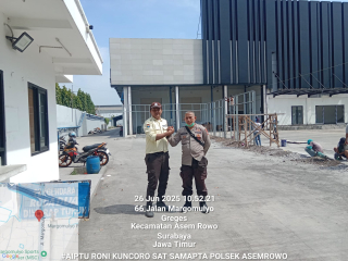Patroli Dialogis Polsek Asemrowo di Pergudangan Margomulyo Antisipasi 3C