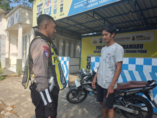 Satlantas Polres Pelabuhan Tanjung Perak Gelar Program MAHAMERU LANTAS di Wilayah Hukum