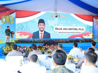 Menhut Apresiasi Polri Ambil Peran Penting Wujudkan Ketahanan Pangan