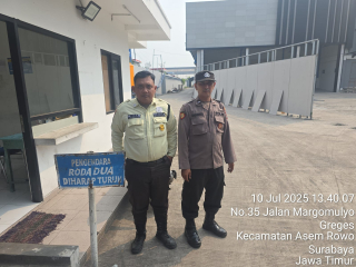 Patroli Harkamtibmas di PT Injaplas Raya 35, Personel Rowo 14.2.2 Sampaikan Himbauan Antisipasi 3C
