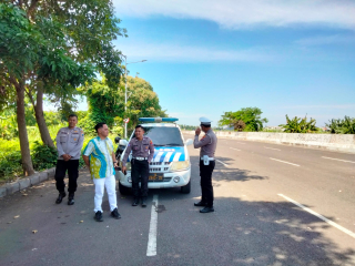 Patroli dan Pemantauan di JLLT, Polsek Kenjeran Antisipasi Tindak Kriminal 3C