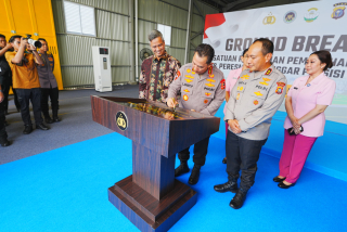 Dukung Penuh Program MBG, Kapolri Hadiri Groundbreaking 9 SPPG Polda Riau