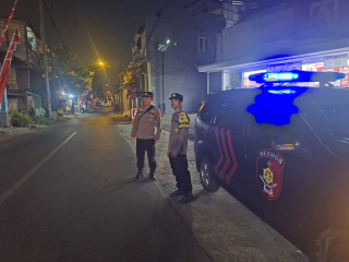 Polsek Asemrowo Gelar Patroli Mobile Antisipasi 3C di Jalan Asem Mulya
