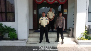 Polsek Asemrowo Laksanakan Patroli dan Himbauan Harkamtibmas di Objek Vital Perbankan