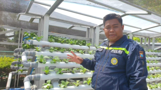 Bhabinkamtibmas Tanjung Perak Laksanakan Patroli Program Ketahanan Pangan