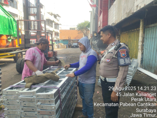 Sosialisasi Tatap Muka Satlantas Polres Pelabuhan Tanjung Perak
