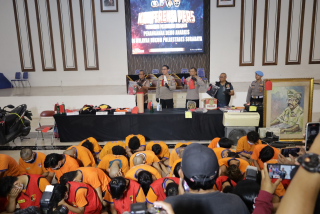 Polda Jatim Tetapkan 9 Tersangka Pembakar Gedung Negara Grahadi 8 Diantaranya ABH