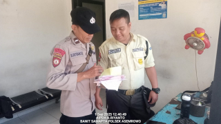 Patroli Dialogis Polsek Asemrowo di Area Pergudangan PT Injaplas