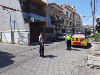 Patroli Harkamtibmas di Jalan Petukangan Ampel Antisipasi Parkir Liar dan 3C