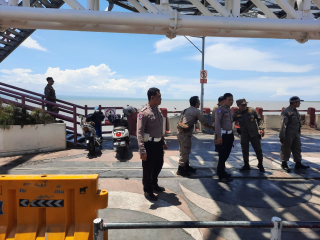 Patroli Keamanan Antisipasi 3C Dan Kerawanan Di Jembatan Suroboyo