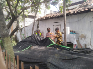 Polsek Semampir Laksanakan Patroli Harkamtibmas dan Pemantauan Program Budidaya Ikan Lele di Kampung Tangguh Sidotopo