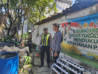 Polsek Semampir Gelar Patroli Harkamtibmas dan Pemantauan Program Ketahanan Pangan Budidaya Ikan Lele