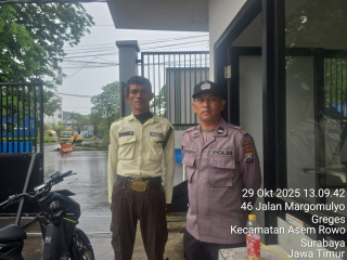 Polsek Asemrowo Laksanakan Patroli dan Himbauan Kamtibmas di PT Injaplas