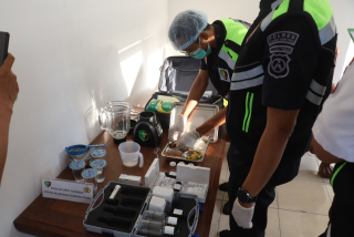 Pastikan Gizi dan Keamanan Pangan Terjamin, Sidokkes Polres Pelabuhan Tanjung Perak Laksanakan Uji Food Safety Menu SPPG
