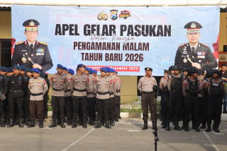 Jelang Pergantian Tahun, 509 Personel Disiagakan, Polres Tanjung Perak Pastikan Malam Tahun Baru 2026 Aman.