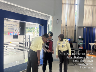 Kegiatan Patroli Perintis Presisi Satsamapta di Bank BRI Jaga Kamtibmas