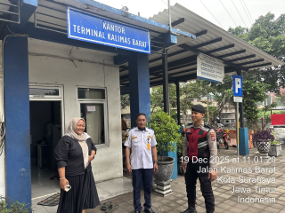 Patroli Perintis Presisi Satsamapta Polres Pelabuhan Tanjung Perak di Terminal Kalimas Barat