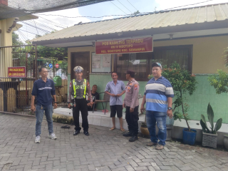 Patroli Kamtibmas Polsek Semampir Pantau Budidaya Ikan Lele di Jalan Sidotopo
