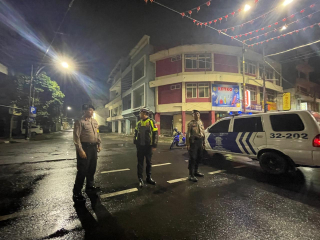 Patroli Harkamtibmas Polsek Pabean Cantikan Antisipasi 3C, Kenakalan Remaja dan Balap Liar