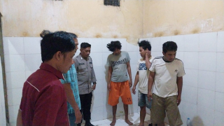 Serah Terima Piket Fungsi dan Pengecekan Ruang Tahanan Polsek Asemrowo Berjalan Kondusif