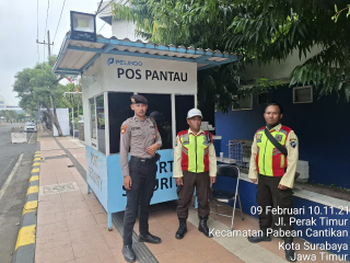 Patroli Dialogis Sat Samapta di Objek Vital Nasional PT Pelindo Regional III Perkuat Pemeliharaan Kamtibmas di Wilayah Pelabuhan