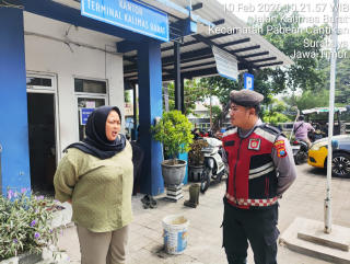 Patroli Perintis Presisi Sat Samapta Polres Pelabuhan Tanjung Perak Jaga Kamtibmas di Terminal Petekan