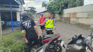 Satlantas Polres Pelabuhan Tanjung Perak Gelar Sosialisasi Tatap Muka Tertib Lalu Lintas