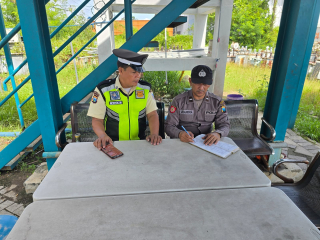 Polsek Asemrowo Tingkatkan Pengamanan Objek Vital PLN Tambak Langon