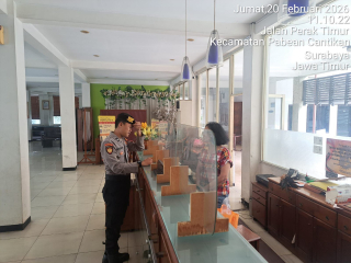 Sat Samapta Polres Pelabuhan Tanjung Perak Laksanakan Patroli Dialogis Di Objek Vital Perhotelan