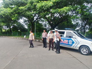 Polsek Kenjeran Intensifkan Patroli Kewilayahan Di Sekitar Jembatan Suramadu